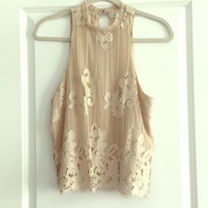 Stunning high neck tank with lots of detail